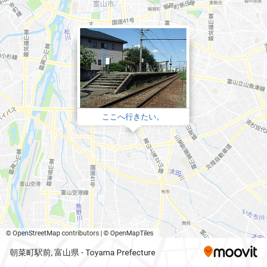 朝菜町駅前地図