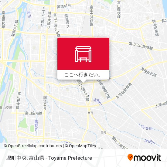 堀町中央地図