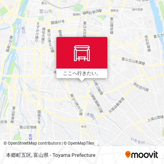 本郷町五区地図