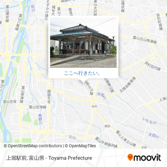 上堀駅前地図
