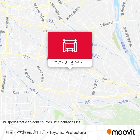 月岡小学校前地図