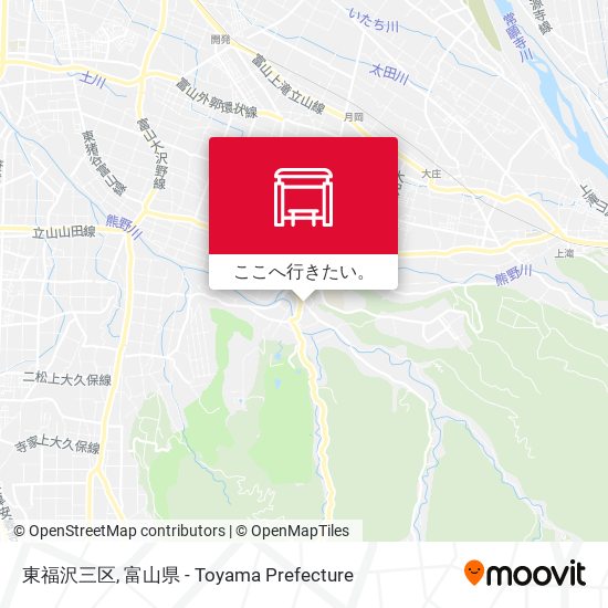 東福沢三区地図