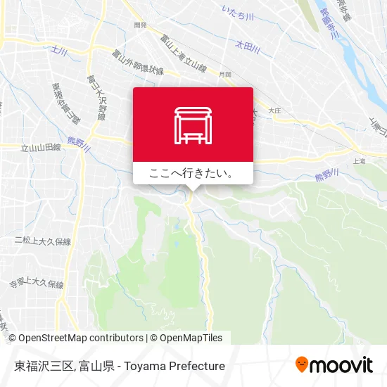 東福沢三区地図