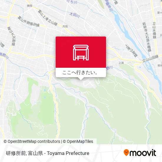 研修所前地図