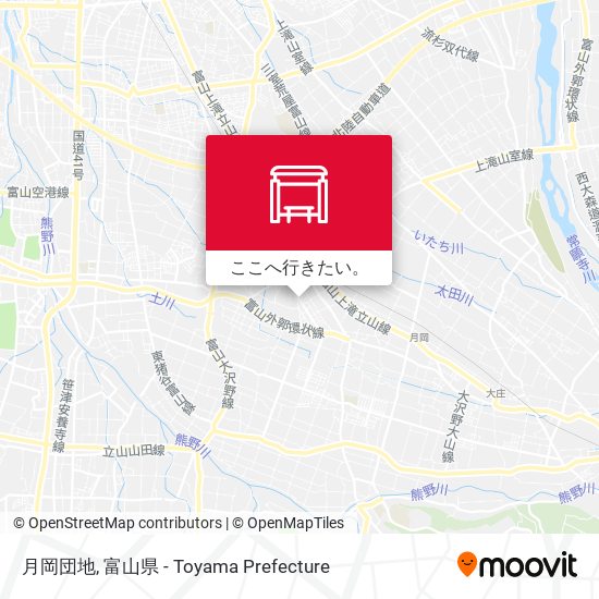 月岡団地地図