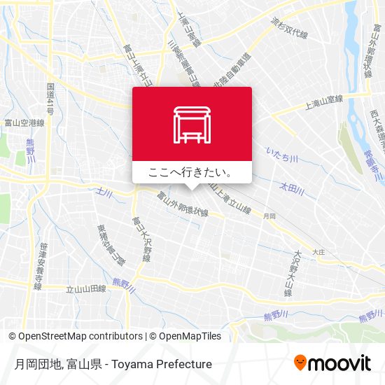 月岡団地地図