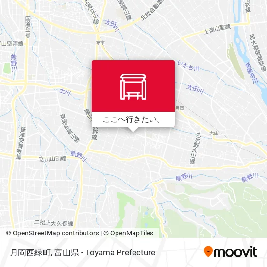 月岡西緑町地図