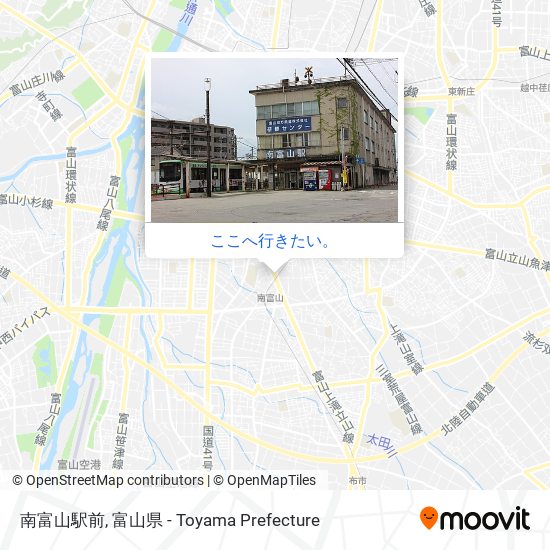 南富山駅前地図
