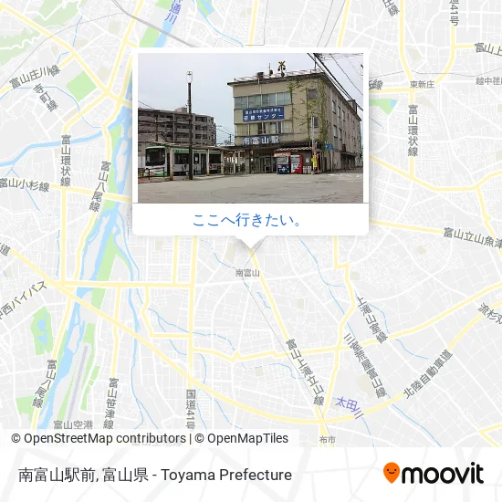 南富山駅前地図