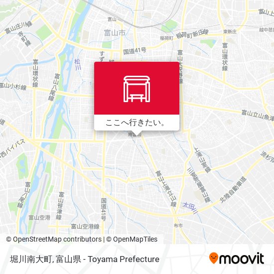 堀川南大町地図