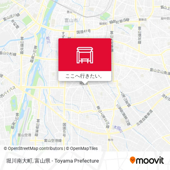 堀川南大町地図