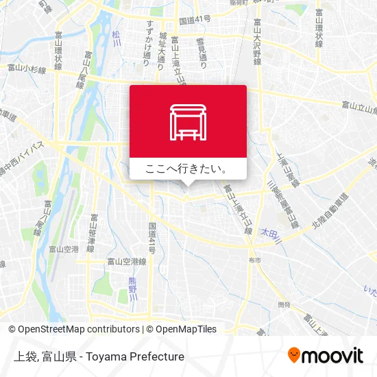 上袋地図