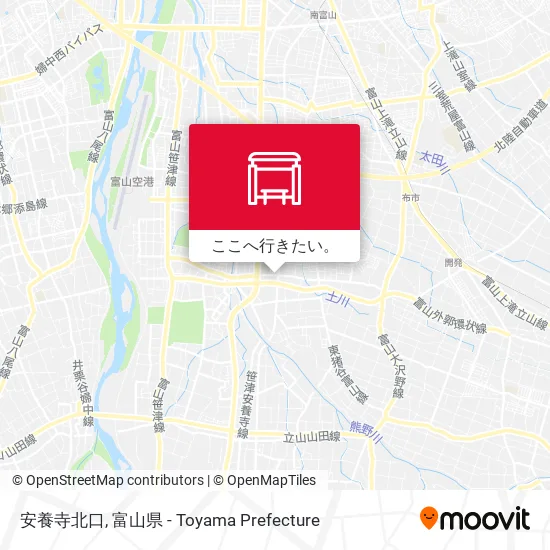 安養寺北口地図