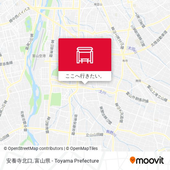 安養寺北口地図