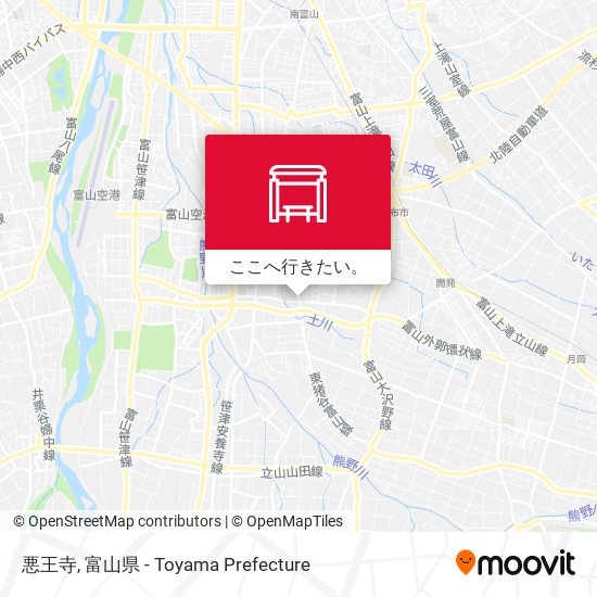 悪王寺地図