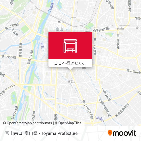 富山南口地図