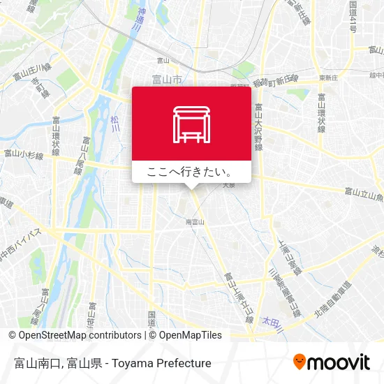 富山南口地図