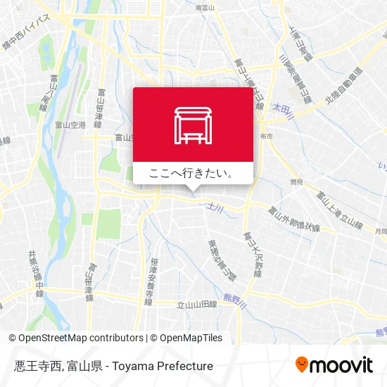 悪王寺西地図