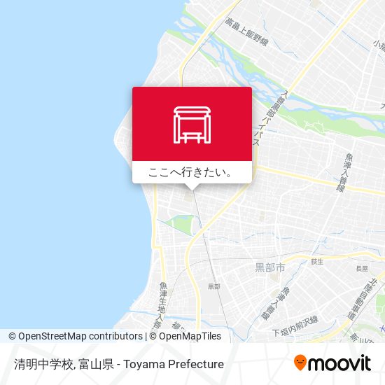 清明中学校地図