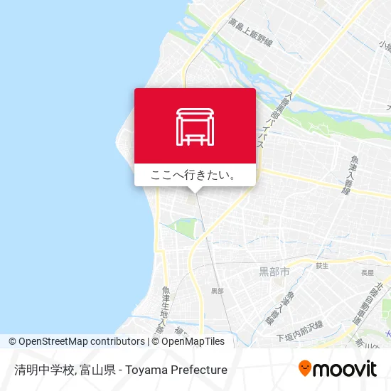 清明中学校地図