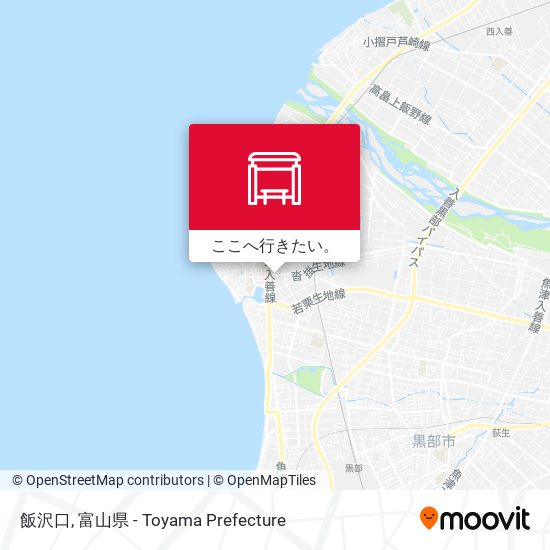 飯沢口地図