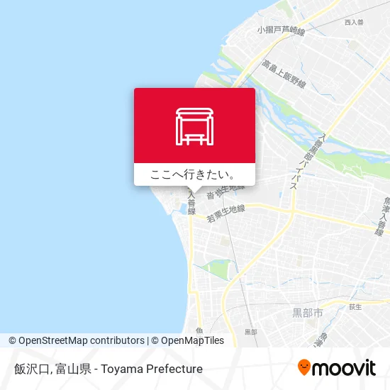 飯沢口地図