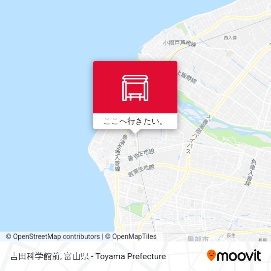 吉田科学館前地図