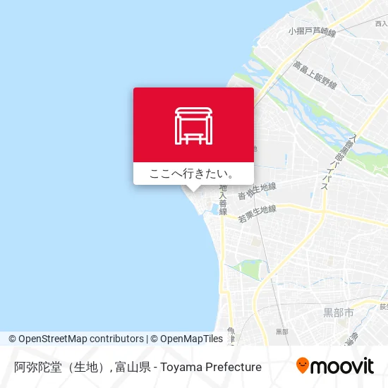 阿弥陀堂（生地）地図