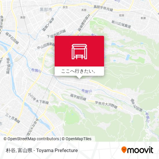 朴谷地図