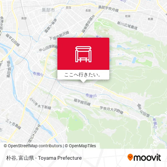 朴谷地図