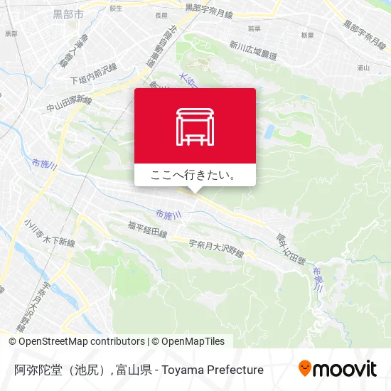 阿弥陀堂（池尻）地図