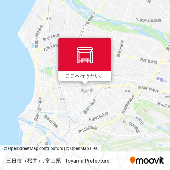 三日市（桜井）地図