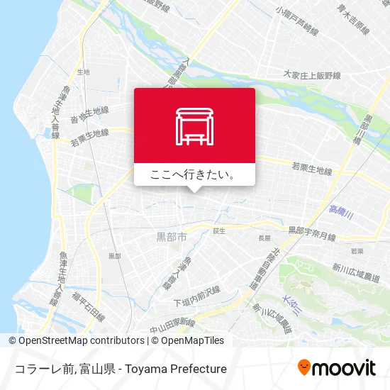 コラーレ前地図