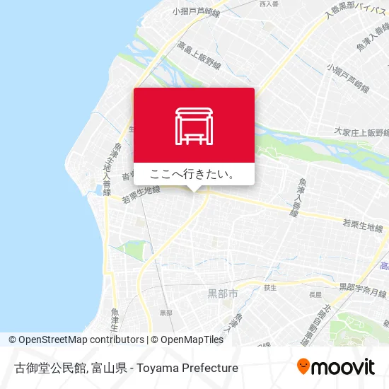 古御堂公民館地図