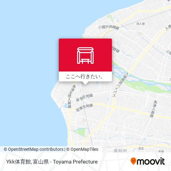 Ykk体育館地図