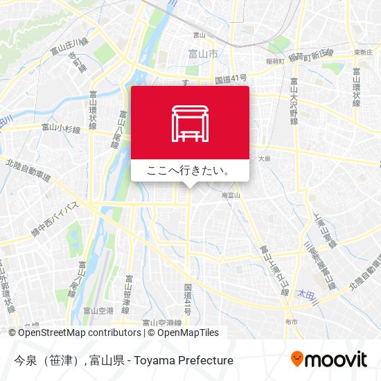 今泉（笹津）地図