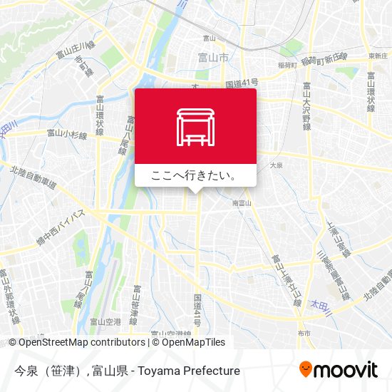 今泉（笹津）地図