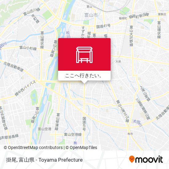 掛尾地図