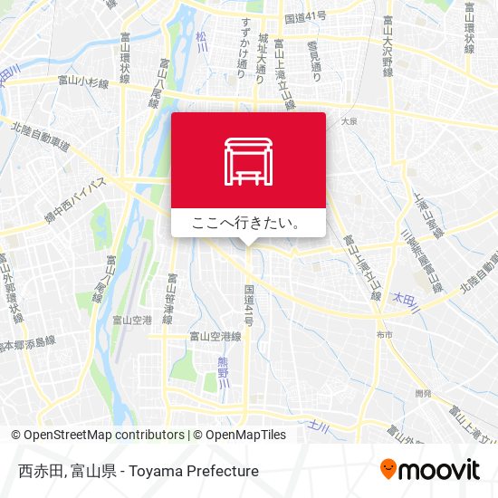 西赤田地図