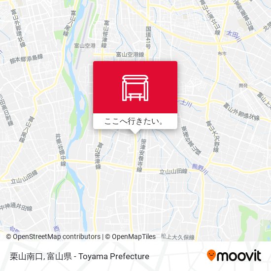 栗山南口地図