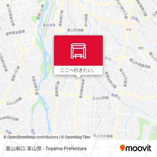 栗山南口地図