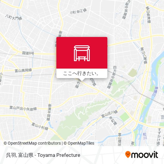 呉羽地図