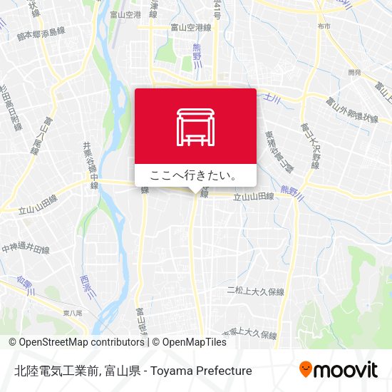 北陸電気工業前地図