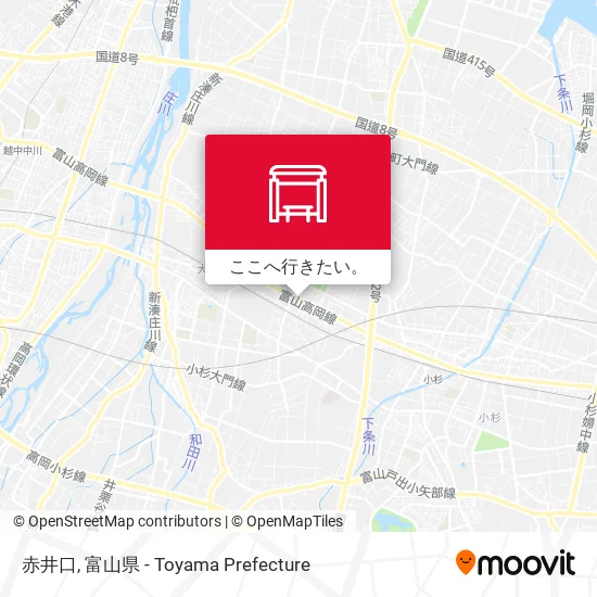 赤井口地図