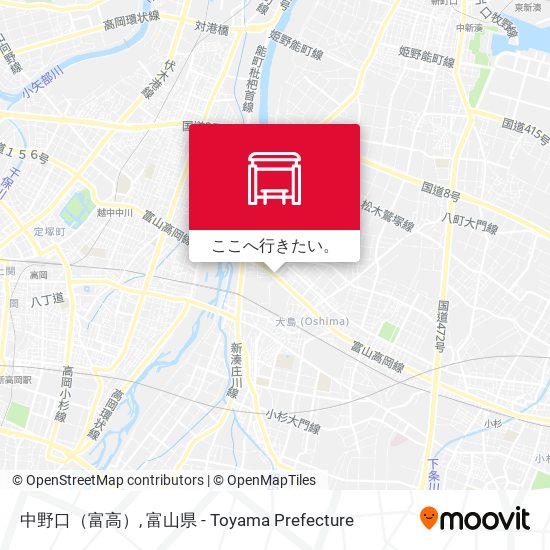 中野口（富高）地図