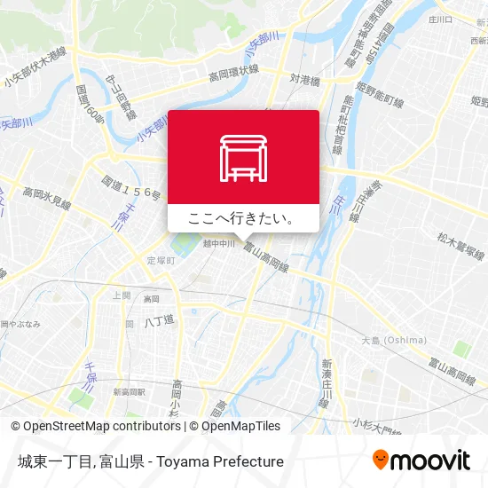 城東一丁目地図