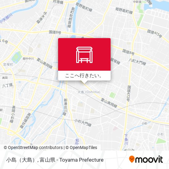 小島（大島）地図