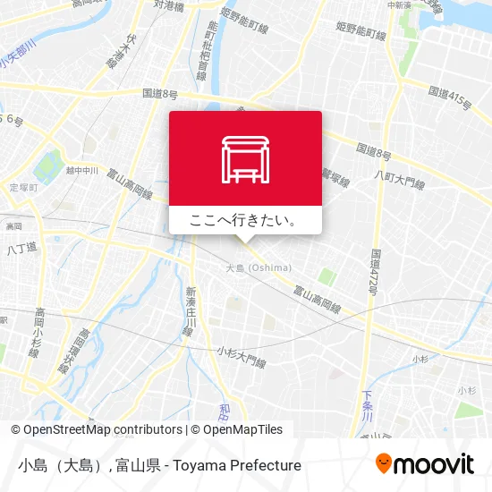 小島（大島）地図