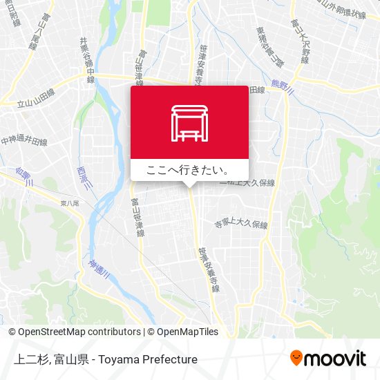 上二杉地図