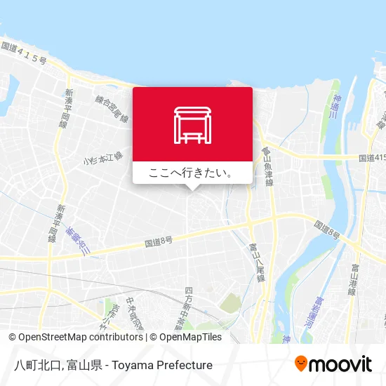 八町北口地図